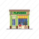 flowers, shop, store, plants, building, retail, facade