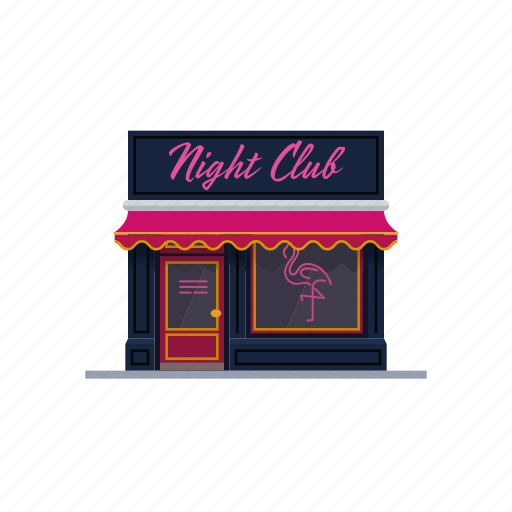 Nightclub, entertainment, club, bar, building, facade icon - Download on Iconfinder