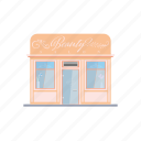 salon, spa, beauty, facade, building