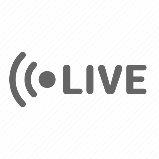 Live, streaming, broadcast icon - Download on Iconfinder