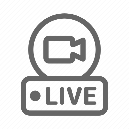 Live, streaming, broadcast icon - Download on Iconfinder