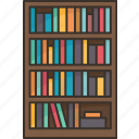 bookcase, bookshelf, books, library, literature