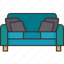 sofa, couch, furniture, interior, living