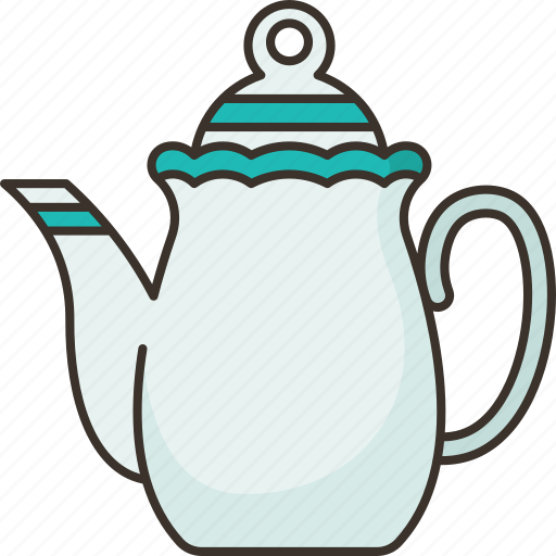 Teapot, kettle, beverage, ceramic, kitchen icon - Download on Iconfinder