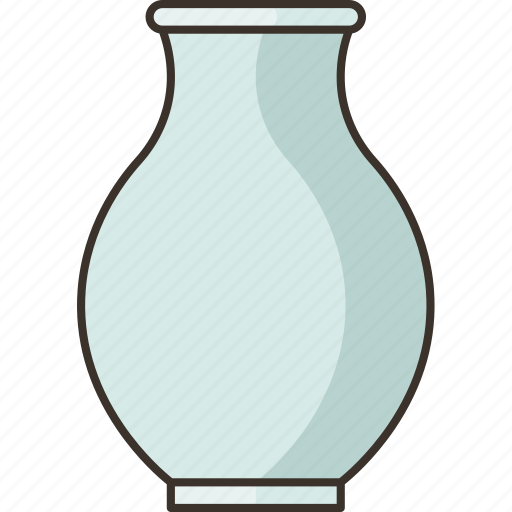 Vase, ceramic, decoration, flower, pot icon - Download on Iconfinder