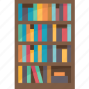 bookcase, bookshelf, books, library, literature