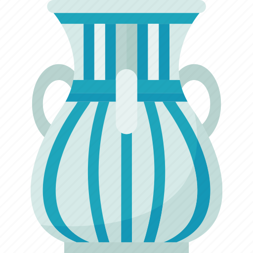 Ceramic, vessels, vase, decorative, interior icon - Download on Iconfinder