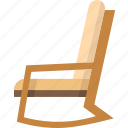 chair, rocking, comfortable, leisure, relax