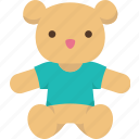 doll, bear, kid, toy, adorable