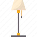 lamp, floor, light, bulb, room