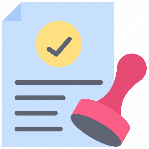 Approve, sign, stamp, approval, business, seal, certified icon - Download on Iconfinder