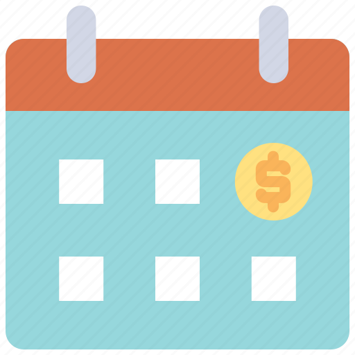 Monthly, payment, calendar, date, finance, money, schedule icon - Download on Iconfinder