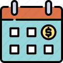 monthly, payment, calendar, date, finance, money, schedule