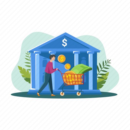 Loan, debit, deposit, bank, banking, business, contract icon - Download on Iconfinder