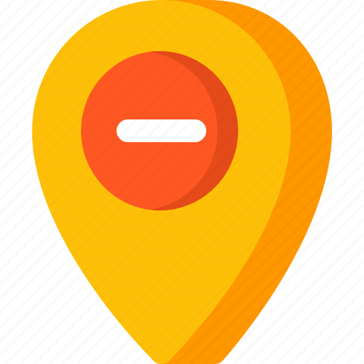 Remove, location, map, navigation, pin, pointer icon - Download on Iconfinder
