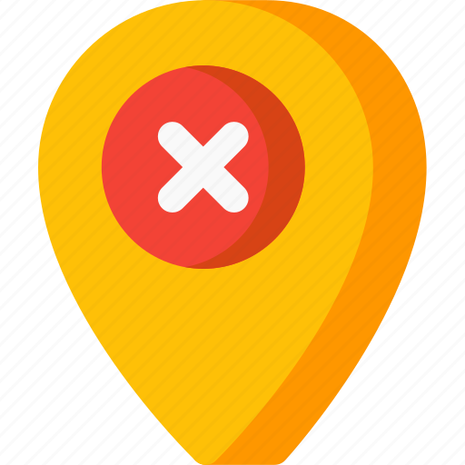 Place, remove, delete, location, map, navigation, pin icon - Download on Iconfinder