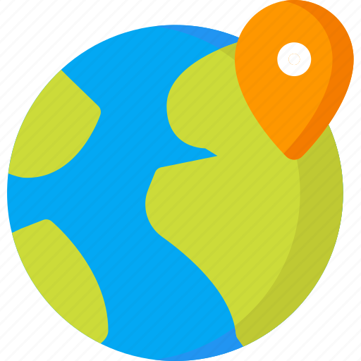 Earth, place, globe, location, map, navigation, pin icon - Download on Iconfinder