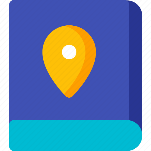 Book, address, location, map, navigation, pin, place icon - Download on Iconfinder