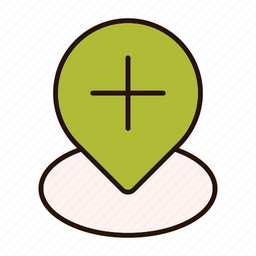 Add, gps, location, map, pin, plus, pointer icon - Download on Iconfinder
