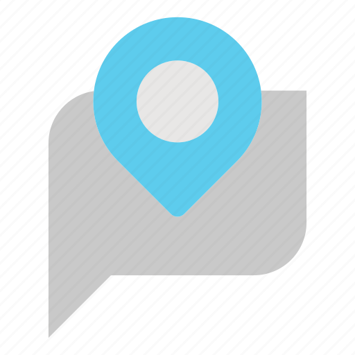 Conversation, gps, location, pin icon - Download on Iconfinder