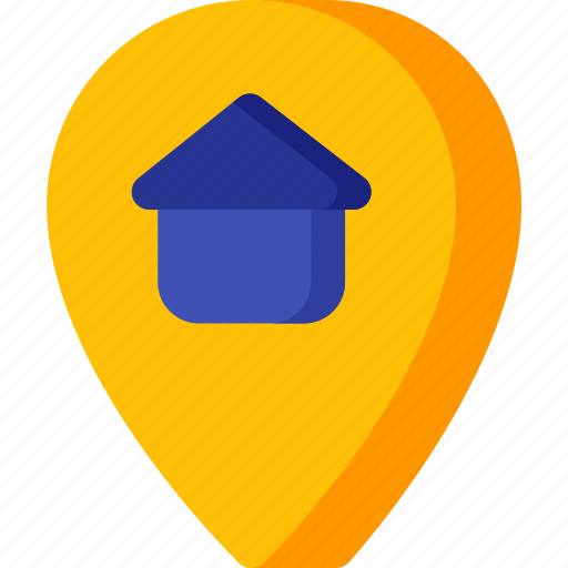 Home, location, map, navigation, pin, place icon - Download on Iconfinder
