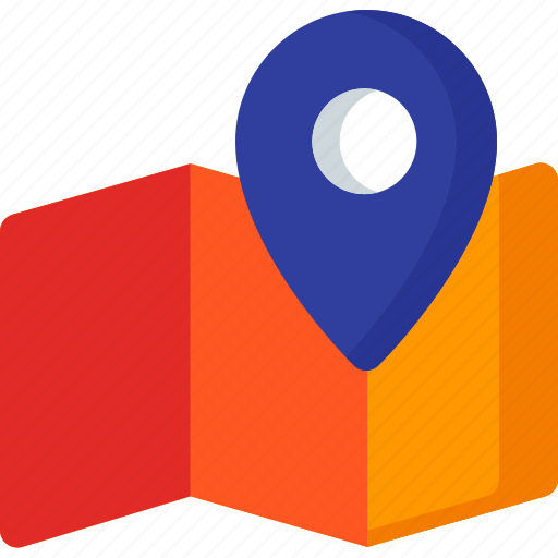 Map, pin, direction, location, navigation, place, pointer icon - Download on Iconfinder