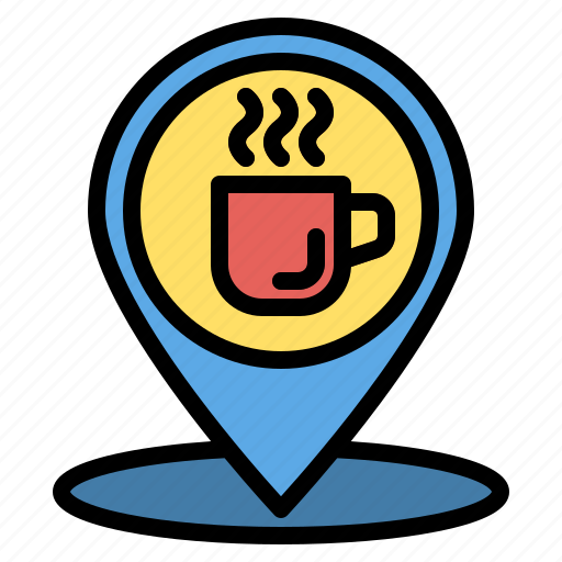 Locationandmap, coffeeshop, location, coffee, map, navigation icon - Download on Iconfinder