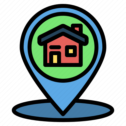 Locationandmap, home, location, house, map, navigation icon - Download on Iconfinder