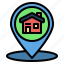 locationandmap, home, location, house, map, navigation 