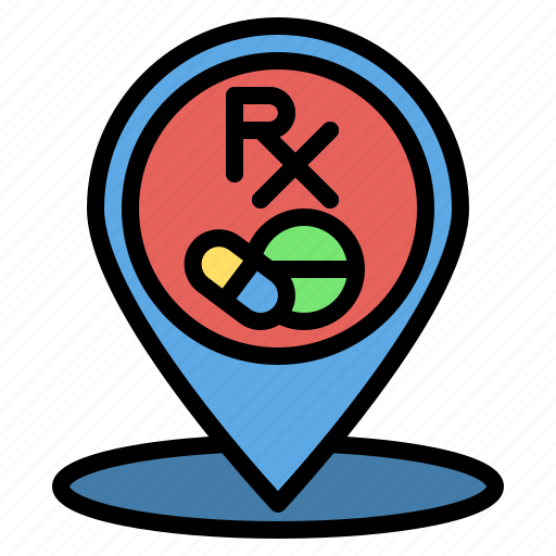 Locationandmap, pharmacy, location, map, medicine, health icon - Download on Iconfinder