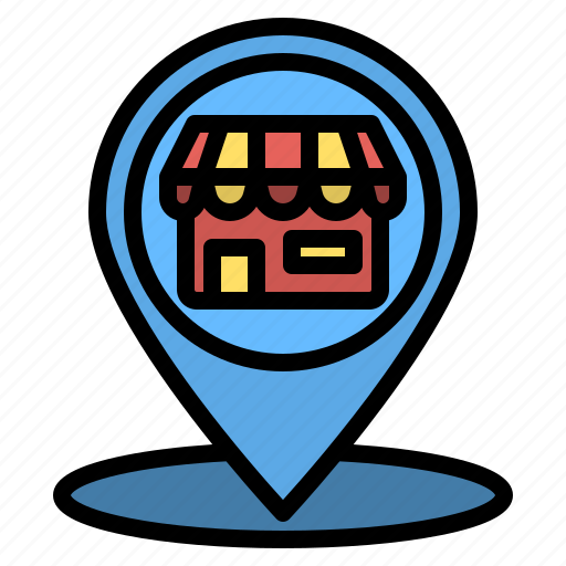 Locationandmap, store, location, shop, map, shopping icon - Download on Iconfinder
