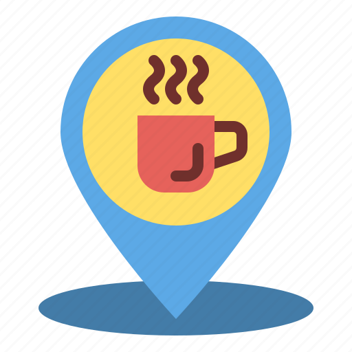 Locationandmap, coffeeshop, location, coffee, map, navigation icon - Download on Iconfinder