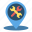 locationandmap, garage, location, map, car, repair 
