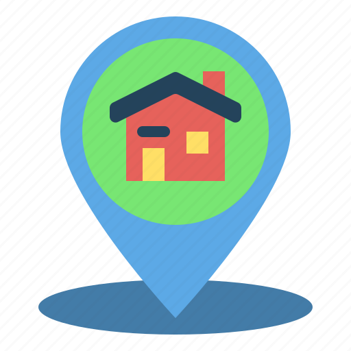 Locationandmap, home, location, house, map, navigation icon - Download on Iconfinder
