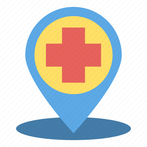 Locationandmap, hospital, location, map, medical, navigation icon - Download on Iconfinder