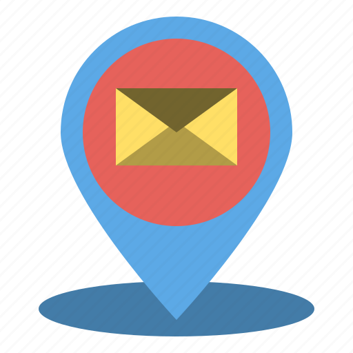 Locationandmap, postoffice, map, location, mail, tack, pin icon - Download on Iconfinder