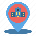 locationandmap, school, education, location, map, marker