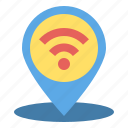 locationandmap, wifi, location, map, pin, marker, internet