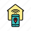 home location, house address, house location, location pin, map, navigation 