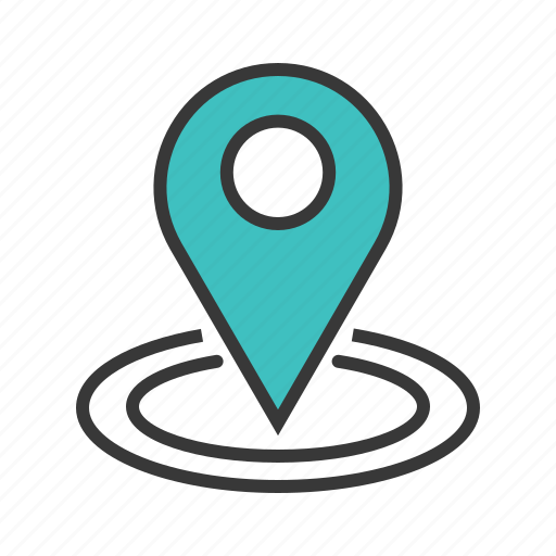 Gps, location marker, location pin, navigation pin, pin address, save location icon - Download on Iconfinder