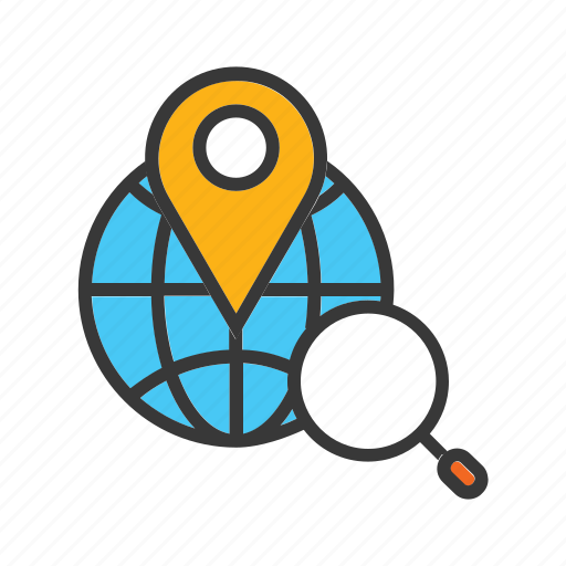 Find location, locate address, map, search address, search location icon - Download on Iconfinder