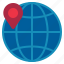 globe, location, map 