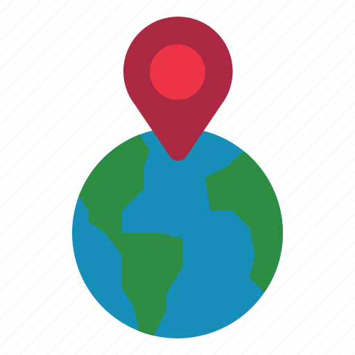 Globe, location, pin, world icon - Download on Iconfinder