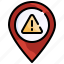 danger, maps, location, warning, placeholder 