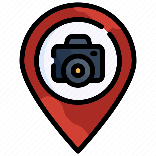 Photography, location, pin, picture, camera, placeholder icon - Download on Iconfinder