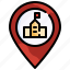 school, maps, location, placeholder, pin 