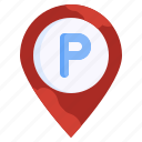 car, parking, location, pin, transportation, map, pointer, maps