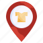 clothing, store, map, location, placeholder, pin, position 