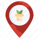 garden, placeholder, farm, location, pin