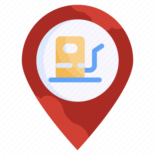 Gas, station, location, pin, placeholder, petrol, maps icon - Download on Iconfinder